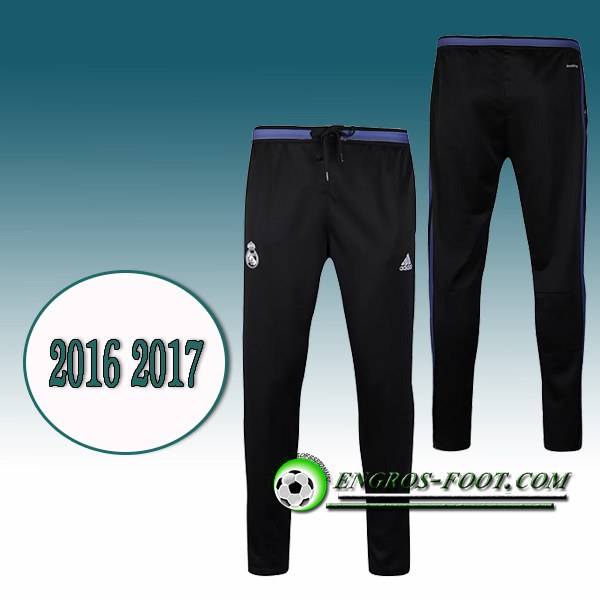 Engros-foot: Pantalon Training Real Madrid Noir 2016 2017 Thailande