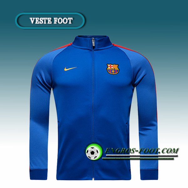 Engros-foot: Veste Foot FC Barcelone Bleu 2016 2017 Thailande