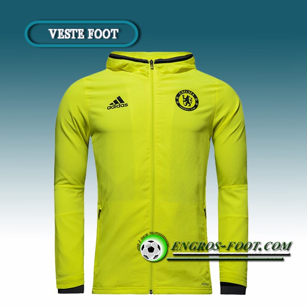 Engros-foot: Veste Foot FC Chelsea Jaune 2016 2017 Thailande