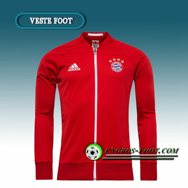 Engros-foot: Veste Foot Bayern Munich Rouge 2016 2017 Thailande