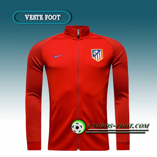 Engros-foot: Veste Foot Atletico Madrid Rouge 2016 2017 Thailande