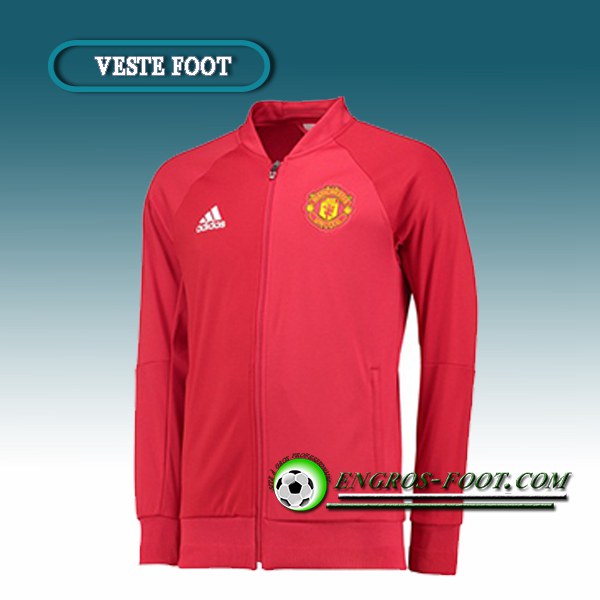 Engros-foot: Veste Foot Manchester United Rouge 2016 2017 Thailande