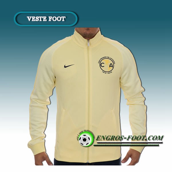 Engros-foot: Veste foot Club America Jaune 2016 2017 Thailande