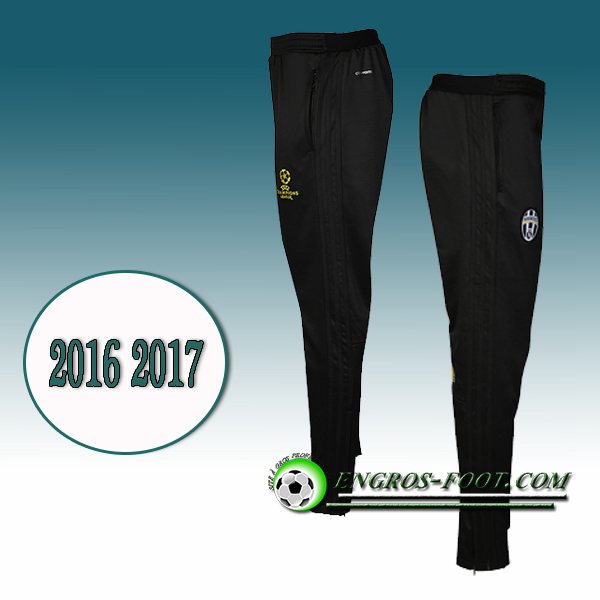 Engros-foot: Pantalon Training Juventus Noir 2016 2017 Thailande