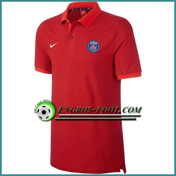 Engros-foot: Maillot de Polo Paris PSG Rouge 2016 2017