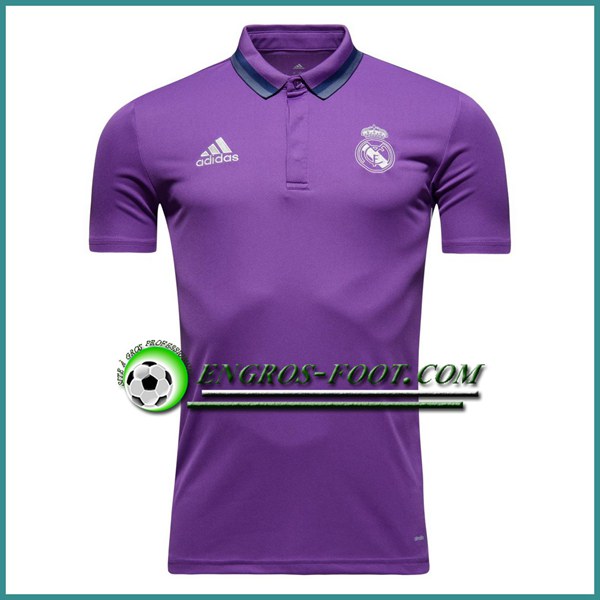 Engros-foot: Maillot de Polo Real Madrid Pourpre 2016 2017