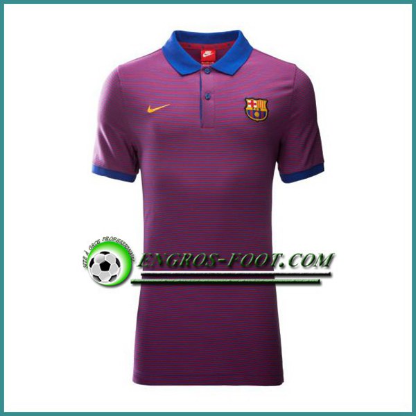 Engros-foot: Maillot de Polo FC Barcelone Pourpre 2016 2017