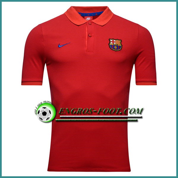 Engros-foot: Maillot de Polo FC Barcelone Rouge 2016 2017