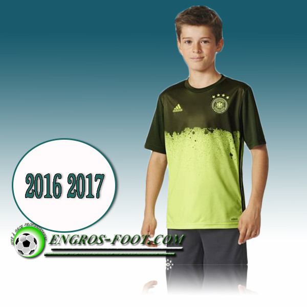 Engros-foot: Maillot Training Equipe de Allemagne Noir&Jaune PRE-MATCH 2016 2017