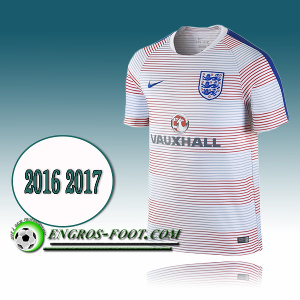 Engros-foot: Maillot Training Equipe de Angleterre Rose PRE-MATCH 2016 2017