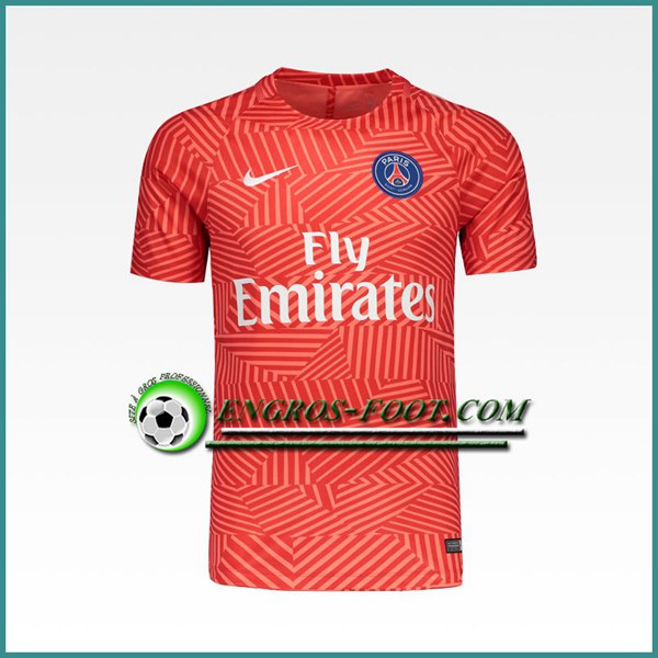 Engros-foot: Training T Shirt Paris PSG Rouge Printing 2016 2017