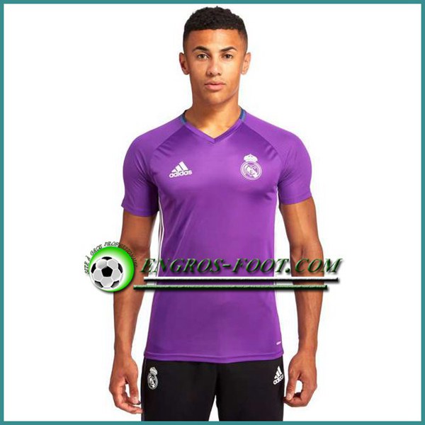 Engros-foot: Training T Shirt Real Madrid Pourpre 2016 2017