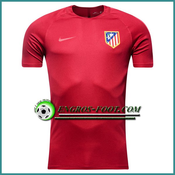 Engros-foot: Training T Shirt Atletico Madrid Rouge 2016 2017