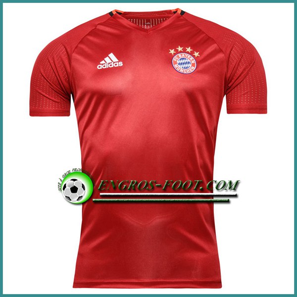 Engros-foot: Training T Shirt Bayern Munich Rouge Fonce 2016 2017