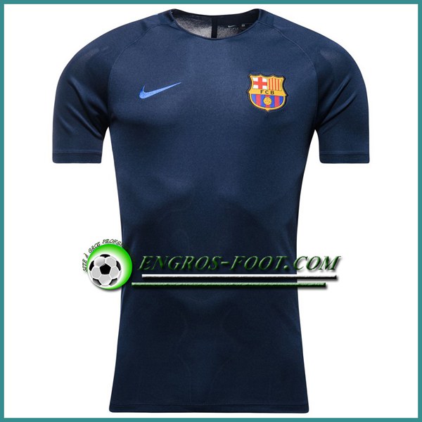 Engros-foot: Training T Shirt FC Barcelone Bleu Marine 2016 2017