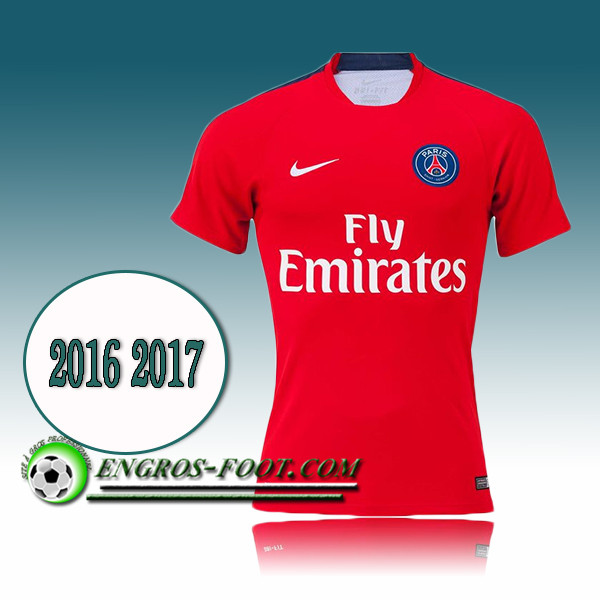 Engros-foot: Maillot de Training PSG Bleu Rouge 2016 2017