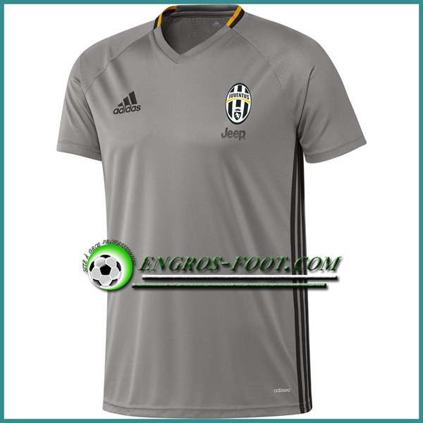 Engros-foot: Training T Shirt Juventus Gris 2016 2017