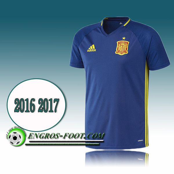 Engros-foot: Maillot Training Equipe de Espagne Bleu PRE-MATCH 2016 2017