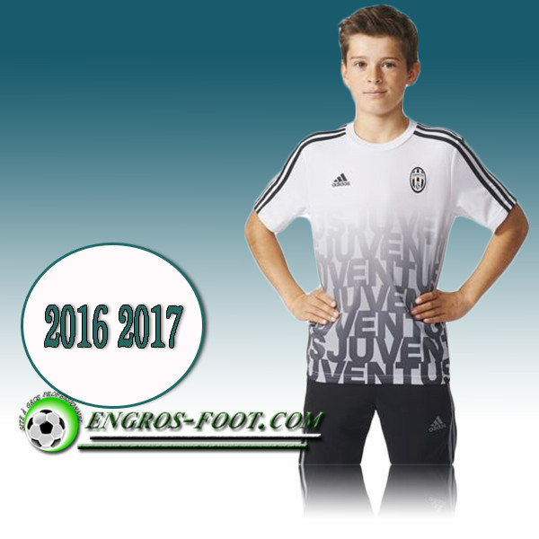 Engros-foot: Maillot de Training Juventus Blanc PRE-MATCH 2016 2017