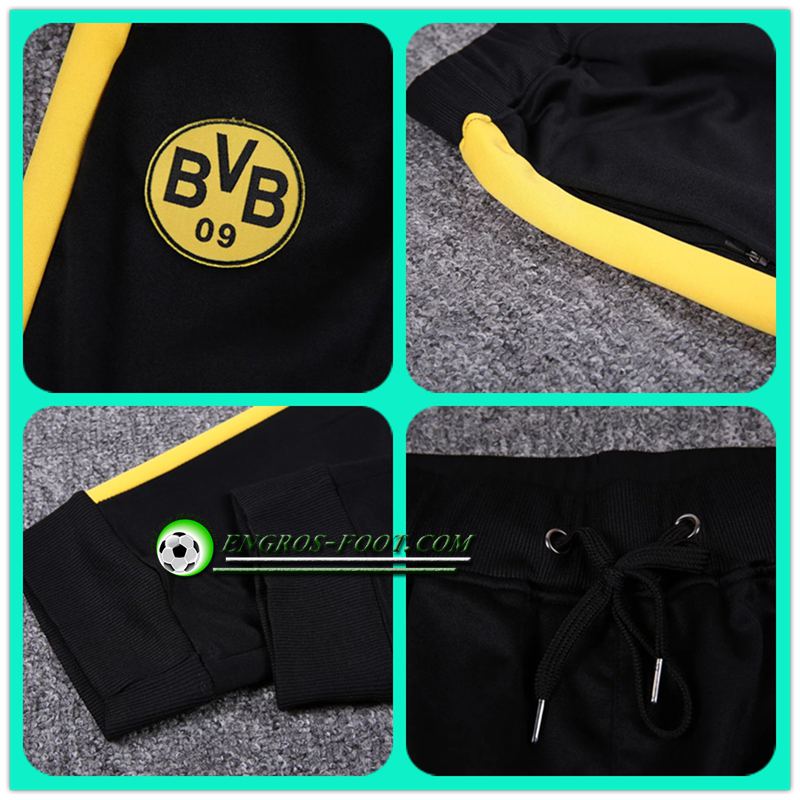 survetement training foot Sweat a Capuche Dortmund BVB Noir 2016-17