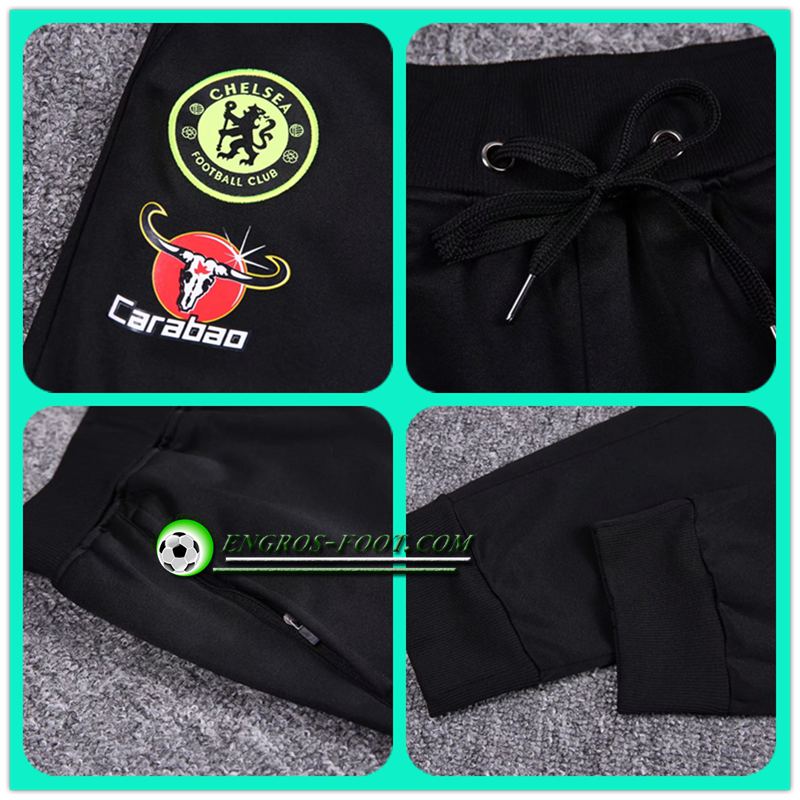 les nouveaux survetement de foot 2016/17 Sweat a Capuche FC Chelsea Noir