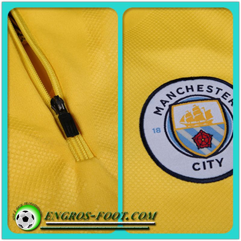 Le Replica Sweatshirt Manchester City Jaune/Noir 17/18