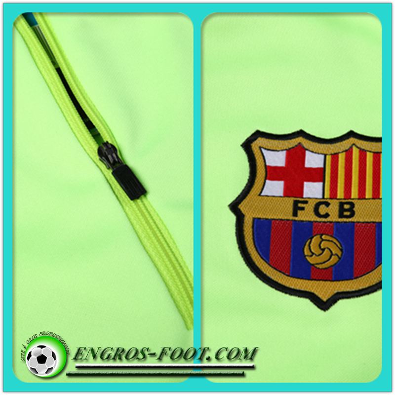 Sweatshirt Foot FC Barcelone Vert 2016-2017 Thailande