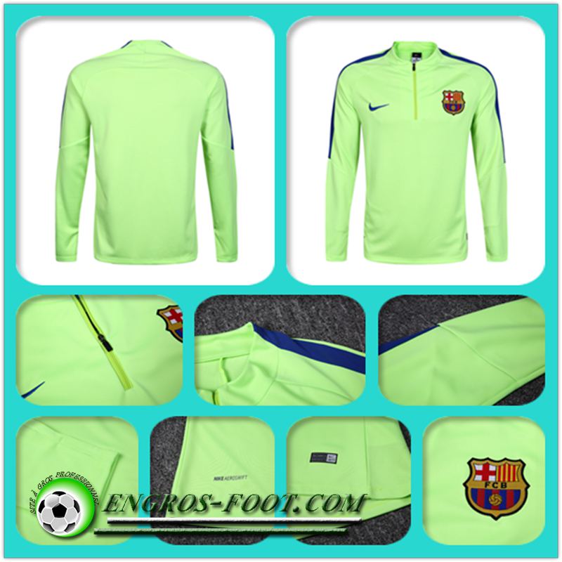 Replica Sweatshirt FC Barcelone Vert 17/18