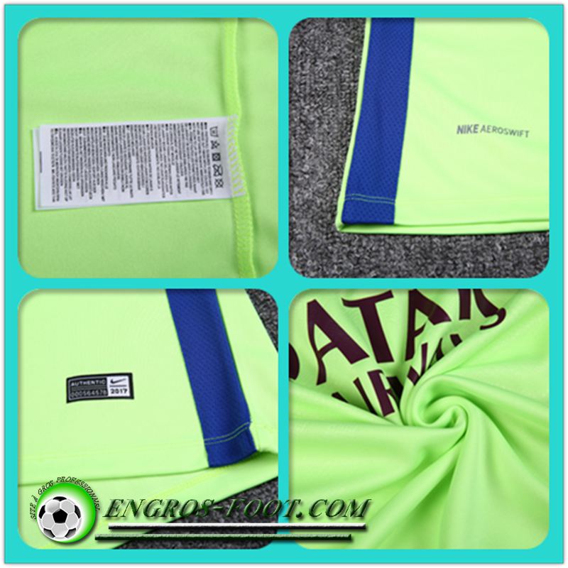 Photo Sweatshirt Training FC Barcelone Vert Fant?me/Royal 16-17