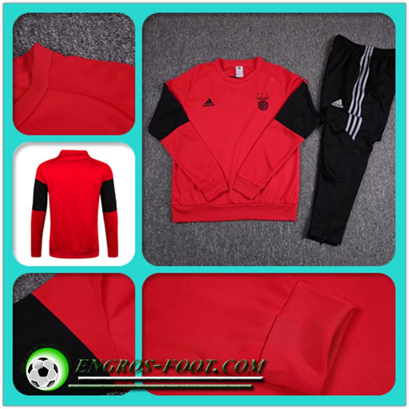 Nouveau Sweatshirt de Foot Benfica Rouge 2017 2018 en gros