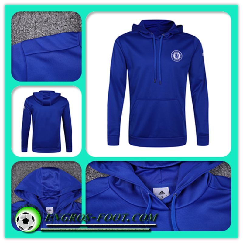 Replica Sweat Capuche FC Chelsea Bleu 17/18