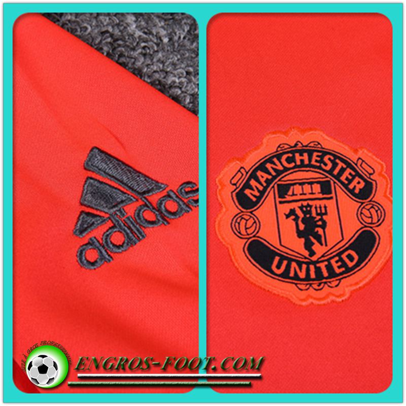 Sweat à Capuche Foot Manchester United Orange 2016-2017 Thailande