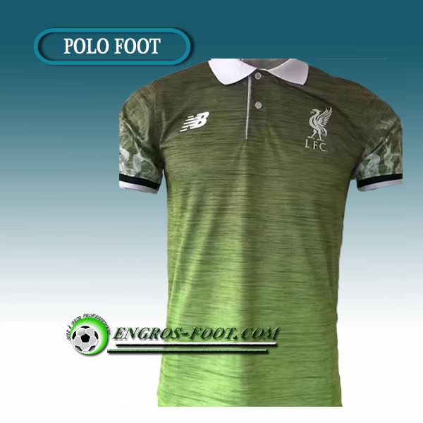 Engros-foot: Maillot de Polo FC Liverpool Vert 2017-2018 Thailande