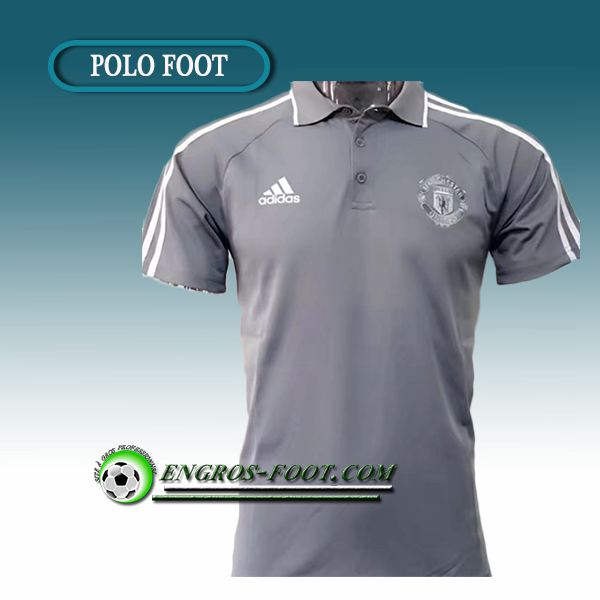 Engros-foot: Maillot de Polo Real Madrid Gris 2017-2018 Thailande