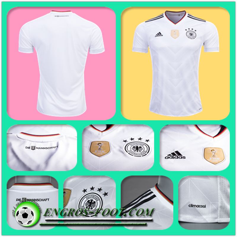 Maillot de Foot Allemagne 2017-2018 Domicile Thailande