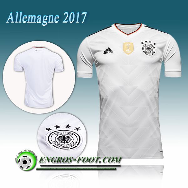 Engros-foot: Maillot de Foot Allemagne 2017-2018 Domicile Thailande