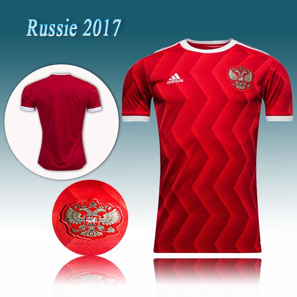 Engros-foot: Maillot de Foot Russie 2017-2018 Domicile Thailande