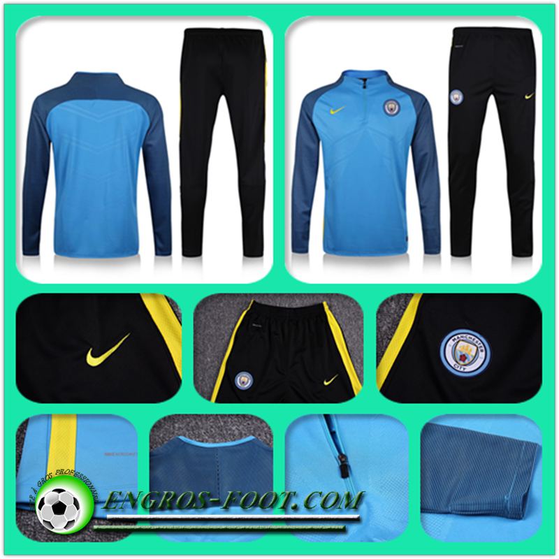 Survetement de Manchester City Blue 2016/17 Nouveau