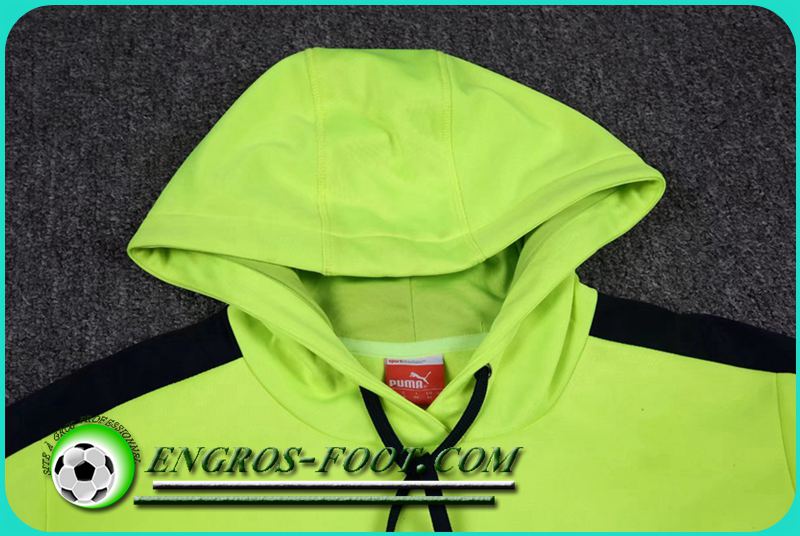 Photo Survetement Foot Arsenal Sweat à Capuche Noir/Gris 16-17 Discount