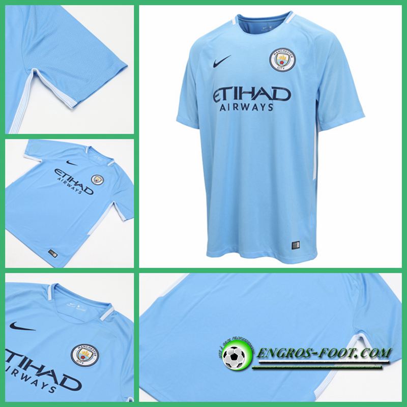 maillot du Manchester City enfant Domicile 2017 2018