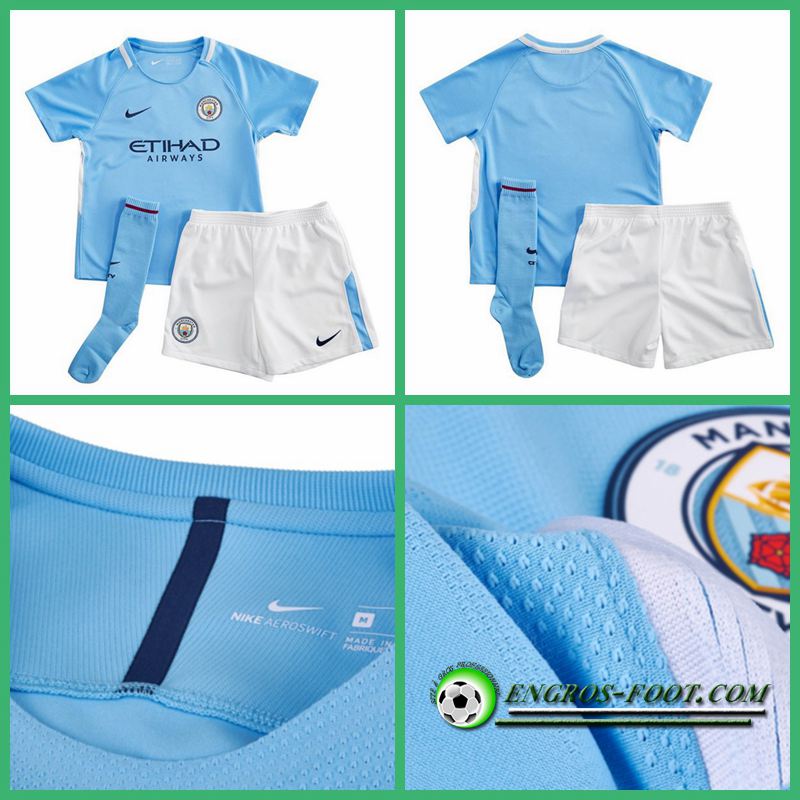 maillot du Manchester City enfant Domicile 2017 2018