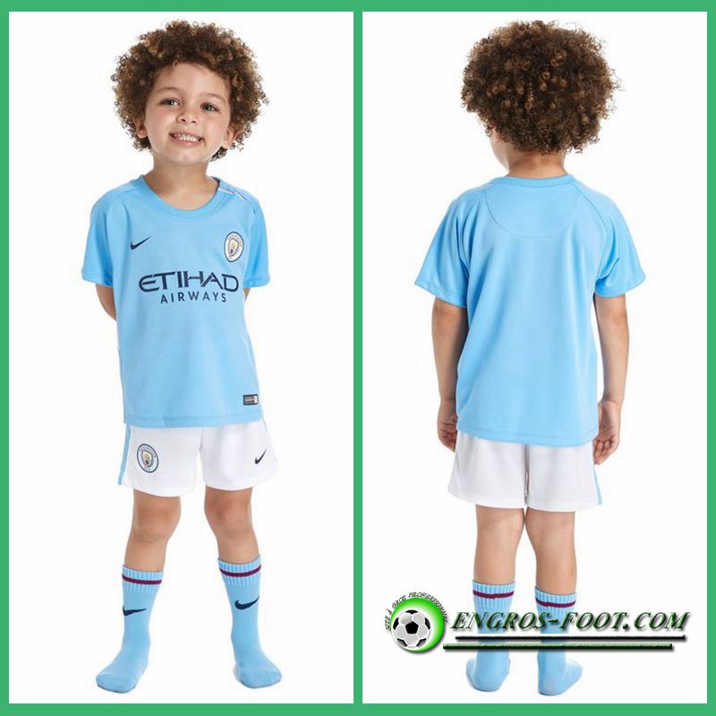 maillot du Manchester City enfant Domicile 2017 2018