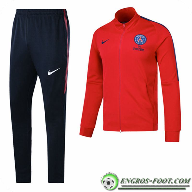 survet du Veste psg Rouge 2017 18