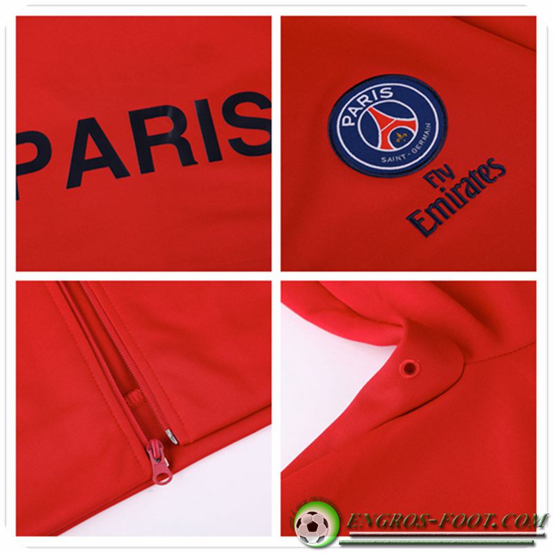 survet du Veste psg Rouge 2017 18