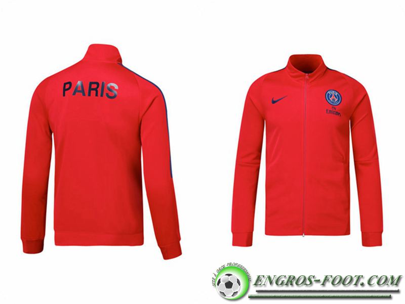 survet du Veste psg Rouge 2017 18