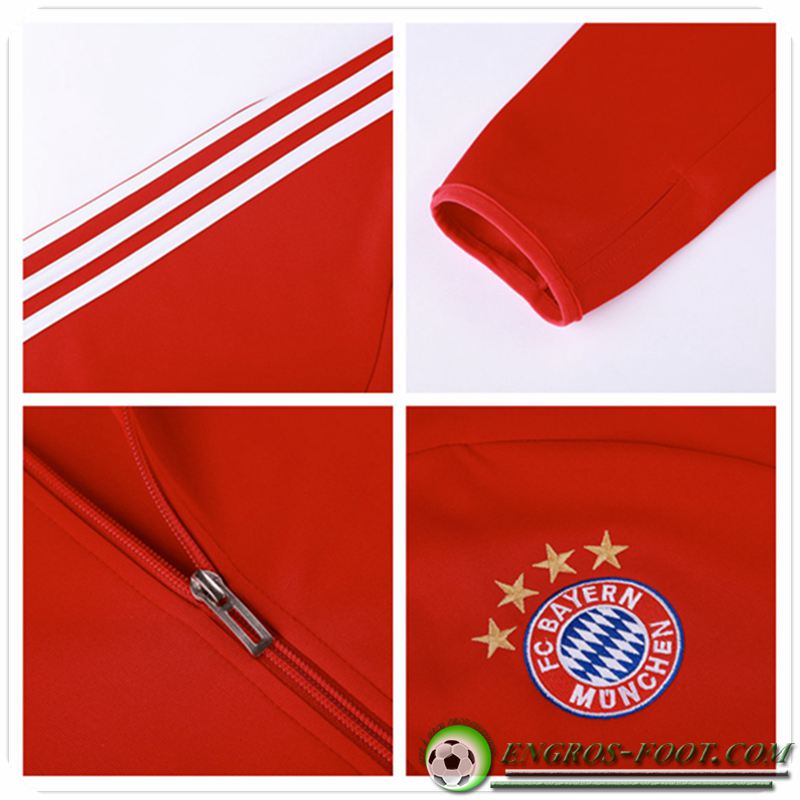 survetement Veste training Bayern Munich Rouge 2017 18