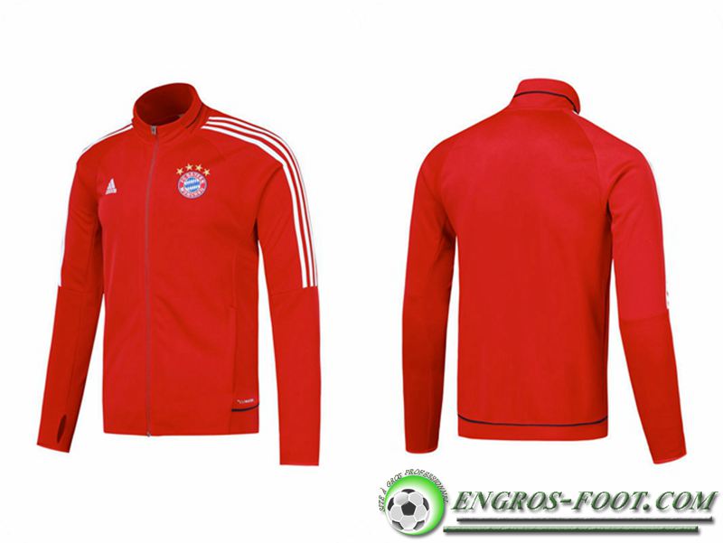 survetement Veste training Bayern Munich Rouge 2017 18