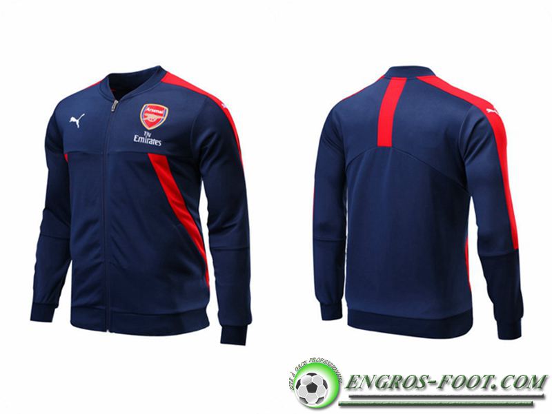 survetement Veste Arsenal Bleu Marine 2017 18