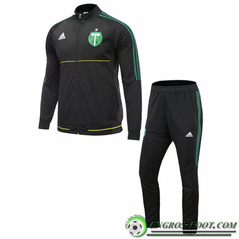 survetement Veste foot Portland Timbers Noir 2017 18