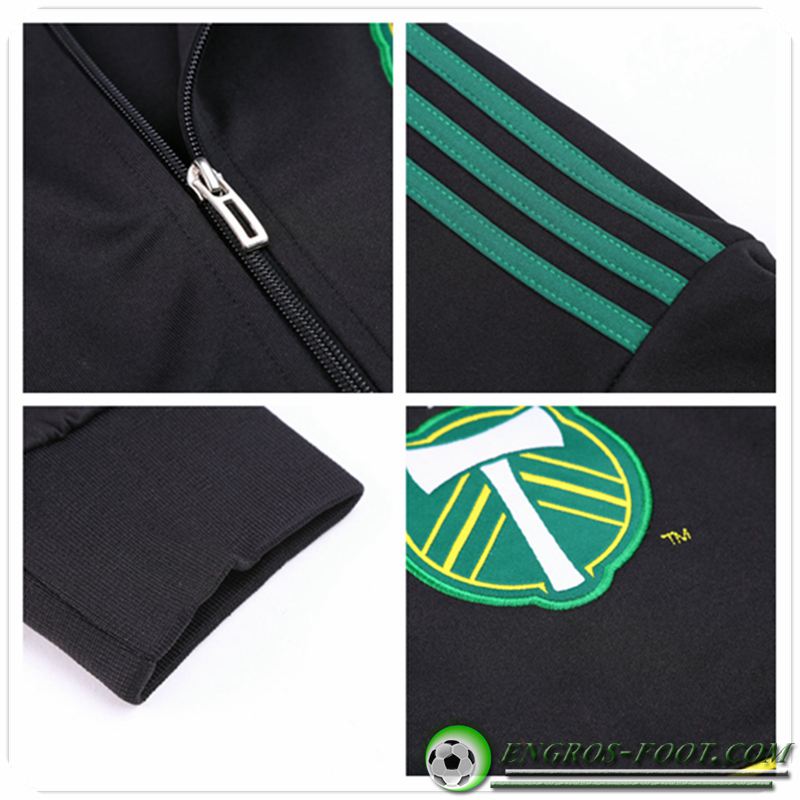 survetement Veste foot Portland Timbers Noir 2017 18